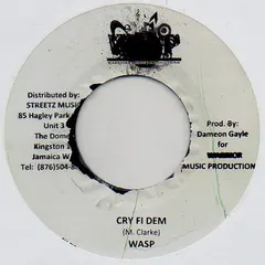 Wasp – Cry Fi Dem (Vinyl, 7")
