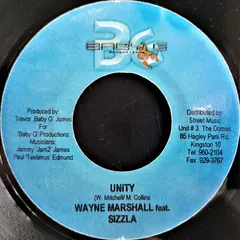 Wayne Marshall Feat. Sizzla – Unity (Vinyl, 7")