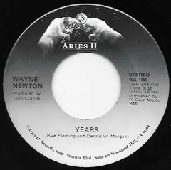 Wayne Newton Aries II Records – Years (Vinyl, 7")