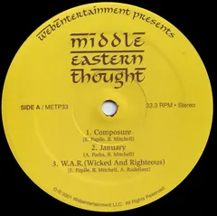 We Be I – Middle Eastern Thought (Vinyl, 12")
