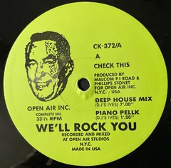We'll Rock You – Check This (Vinyl, 12")