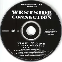 Westside Connection – Bow Down (Clean Remixes) (CD, Single)