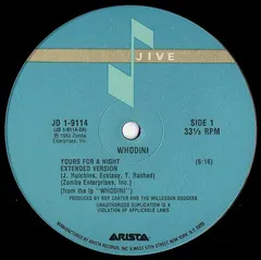 Whodini Jive – Yours For A Night (Vinyl, 12")