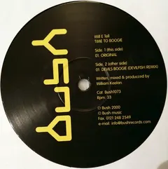 Will E Tell – Time To Boogie (Vinyl, 12")