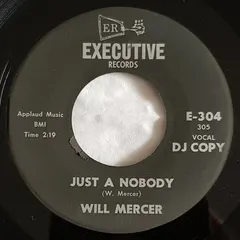 Will Mercer – Just A Nobody / Crawdad Song (Vinyl, 7")