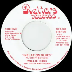 Willie Cobb* – Inflation Blues (Vinyl, 7")