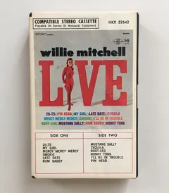 Willie Mitchell – Willie Mitchell Live (Cassette, Album)