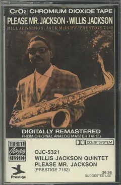 Willis Jackson Quintet – Please Mr. Jackson (Cassette, Album)