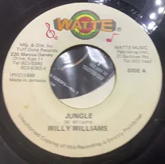 Willy Williams* – Jungle (Vinyl, 7")