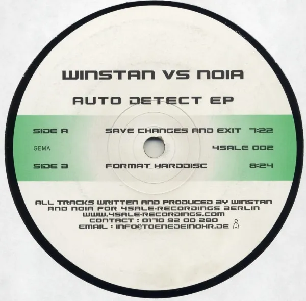 Winstan Vs Noia – Auto Detect EP