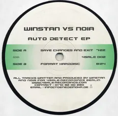 Winstan Vs Noia – Auto Detect EP (Vinyl, 12")
