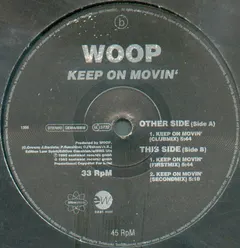 Woop – Keep On Movin' (Vinyl, 12")