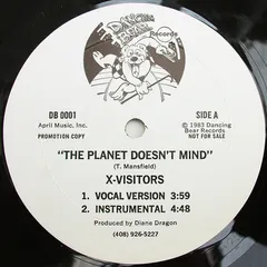 X-Visitors – The Planet Doesn't Mind (Vinyl, 12")