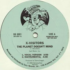 X-Visitors – The Planet Doesn't Mind (Vinyl, 12")