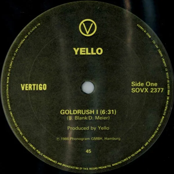 Yello – Goldrush