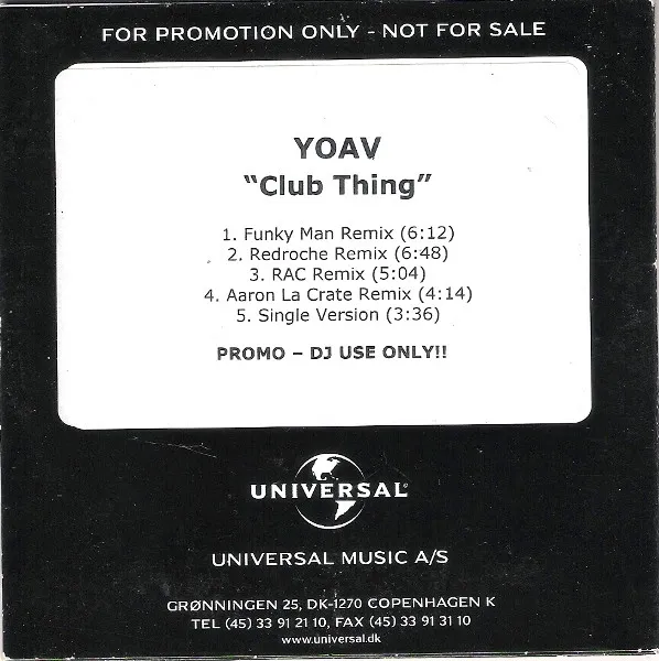 Yoav – Club Thing