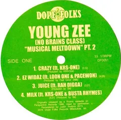Young Zee – Musical Meltdown Pt. 2 (Vinyl, 12")