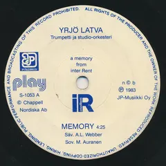 Yrjö Latva – Memory (Vinyl, 7")