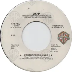 Zapp Warner Bros. Records – Heartbreaker (Vinyl, 7")