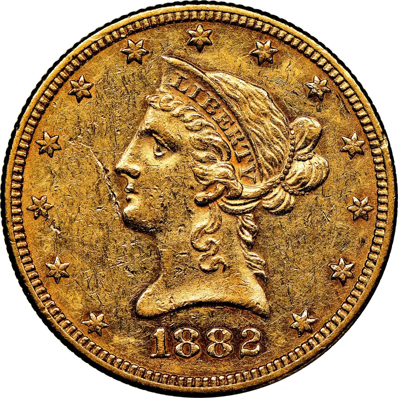 1882 O Liberty Head Gold Eagle — Coin Value