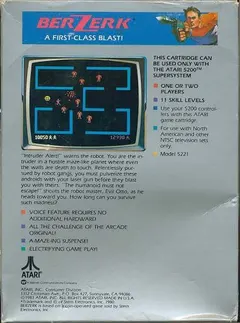 Berzerk — Atari 5200 Price & Value