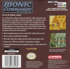 Bionic Commando Elite Forces — Game Boy Color Price & Value
