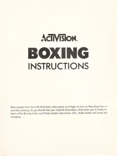 Boxing — Atari 2600 Price & Value