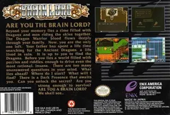 Brain Lord — Super Nintendo Price & Value