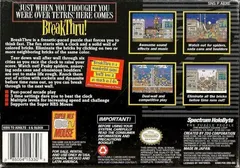 BreakThru — Super Nintendo Price & Value
