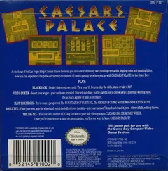 Caesar's Palace — Game Boy Price & Value
