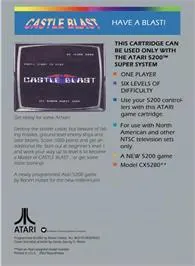 Castle Blast — Atari 5200 Price & Value