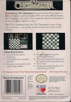 Chessmaster — NES Price & Value