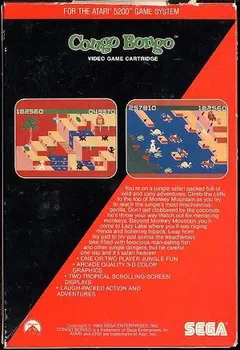 Congo Bongo — Atari 5200 Price & Value