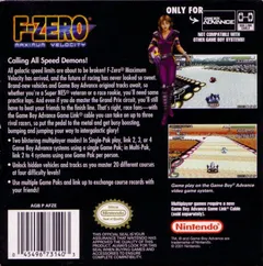 F-Zero Maximum Velocity — Game Boy Advance Price & Value