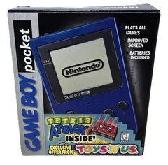 GameBoy Pocket Blue [Tetris Attack Bundle]