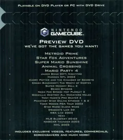 GameCube Preview DVD — GameCube Price & Value