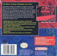 Golf — Virtual Boy Price & Value