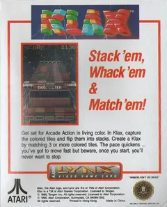 Klax — Atari Lynx Price & Value
