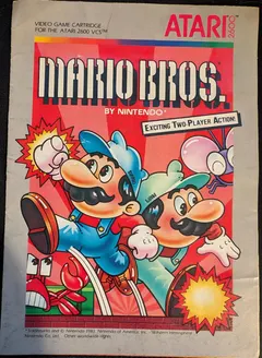 Mario Bros. — Atari 2600 Price & Value