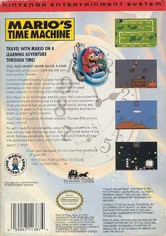 Mario's Time Machine — NES Price & Value
