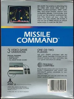 Missile Command — Atari 5200 Price & Value