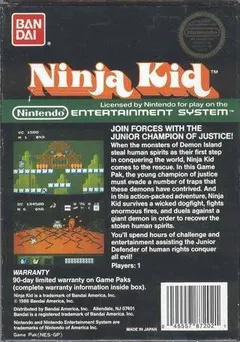 Ninja Kid — NES Price & Value