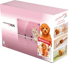 Nintendo 3DS Pearl Pink [Nintendogs + Cats: Toy Poodle Bundle]