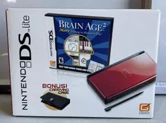 Nintendo DS Lite: Brain Age 2 & Carrying Case Bundle