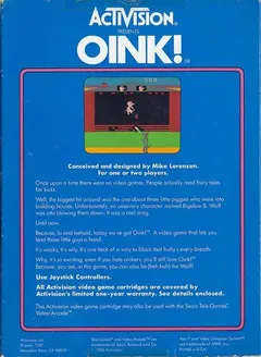 Oink! — Atari 2600 Price & Value
