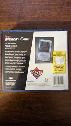 Performance Mega Memory Card — PlayStation Price & Value