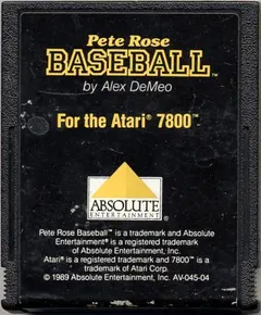 Pete Rose Baseball — Atari 7800 Price & Value