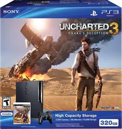 Playstation 3 Slim 320GB [Uncharted 3 Bundle]