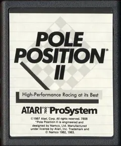 Pole Position II — Atari 7800 Price & Value