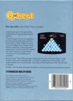 Q*bert — Atari 5200 Price & Value